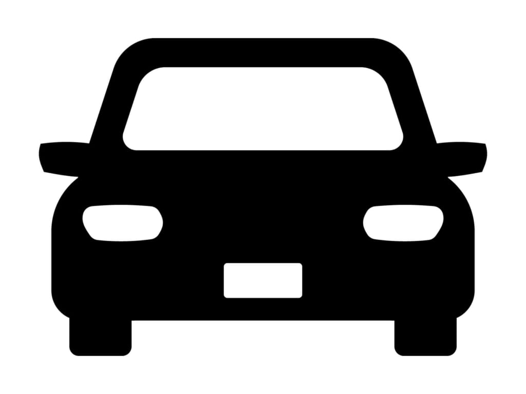 車のシルエット